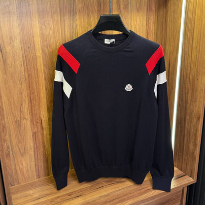 moncler knitted round with red line