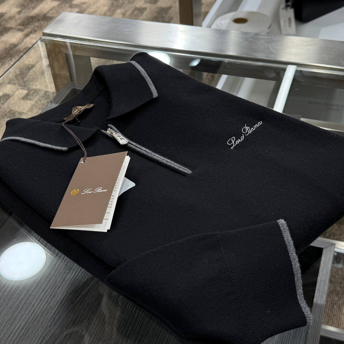LORO PIANA POLO SWEATSHIRT