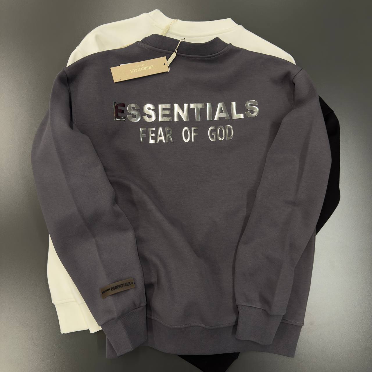 ESSENTIALS FEAR OF GOD Sweatshirt - Charcoal Grey