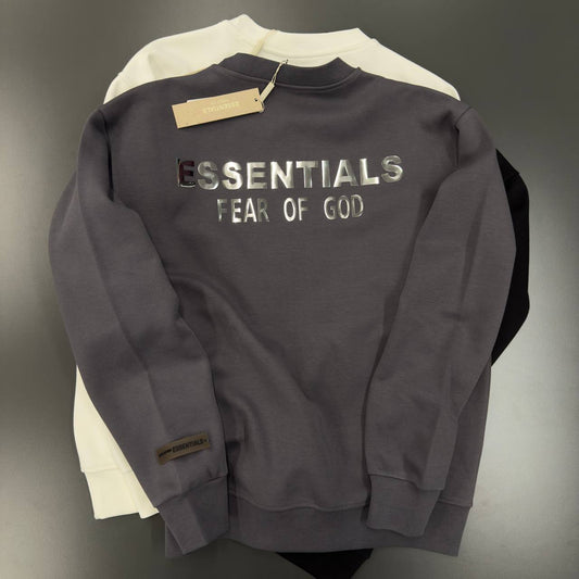 ESSENTIALS FEAR OF GOD Sweatshirt - Charcoal Grey