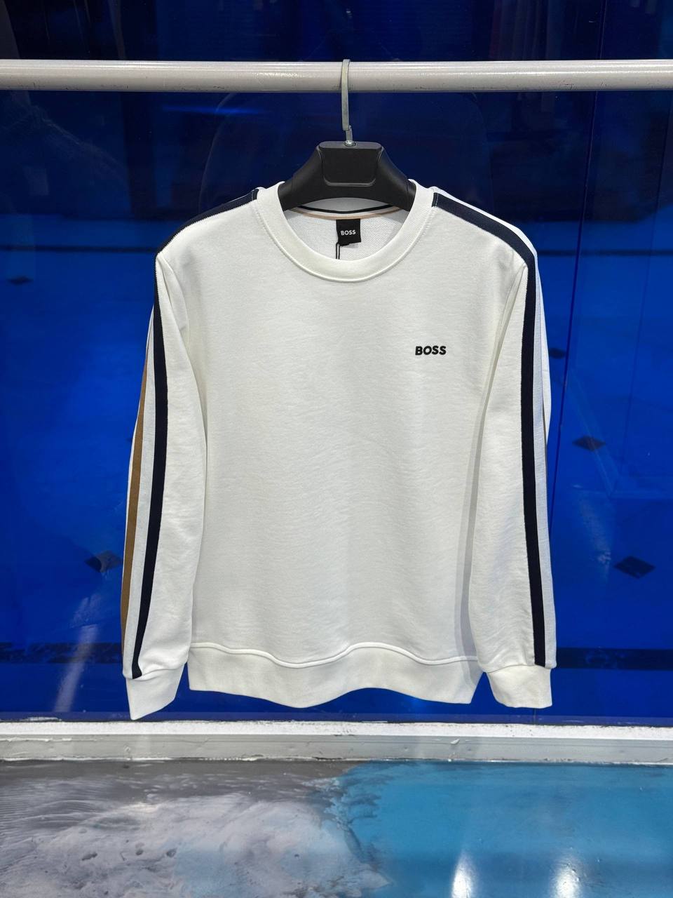 BOSS Crewneck Sweatshirt - White