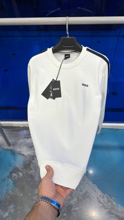 BOSS Crewneck Sweatshirt - White