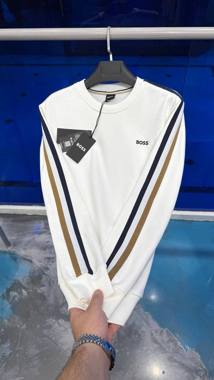 BOSS Crewneck Sweatshirt - White