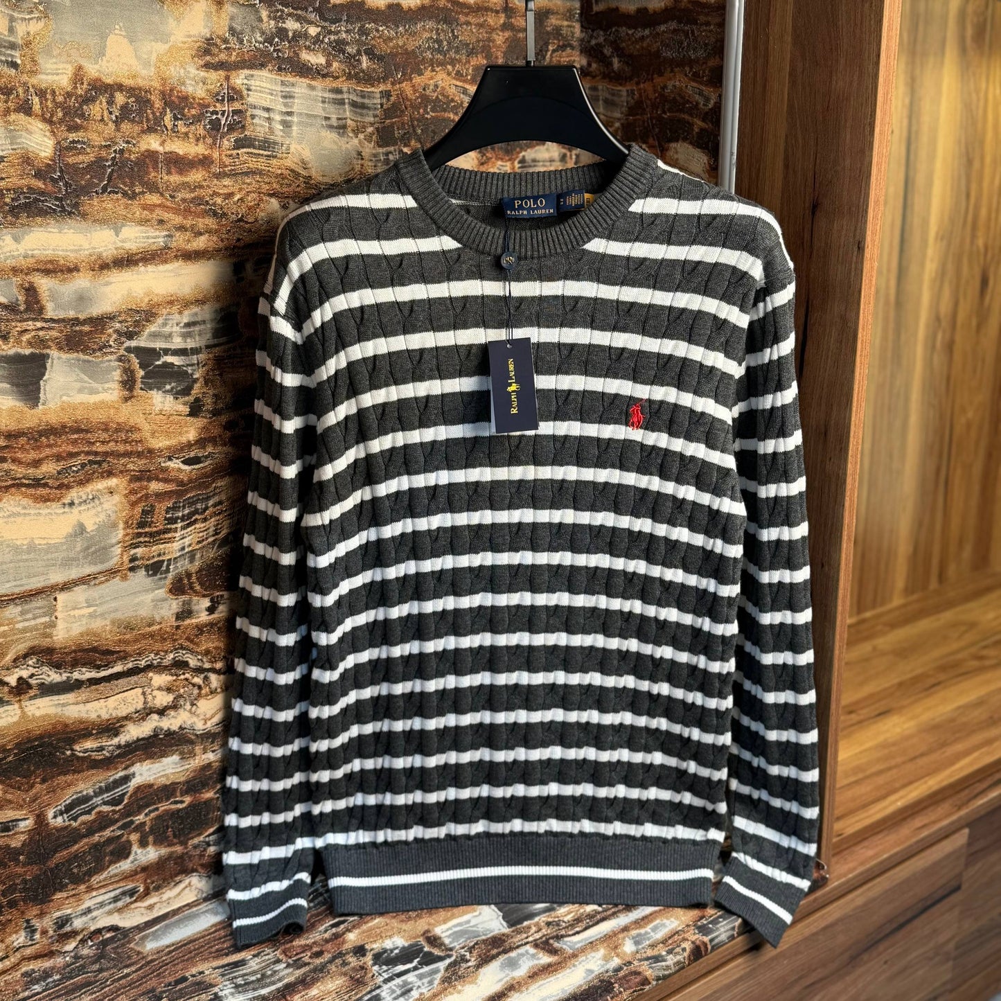 RALPH LAUREN KNITTED SWEATSHIRT