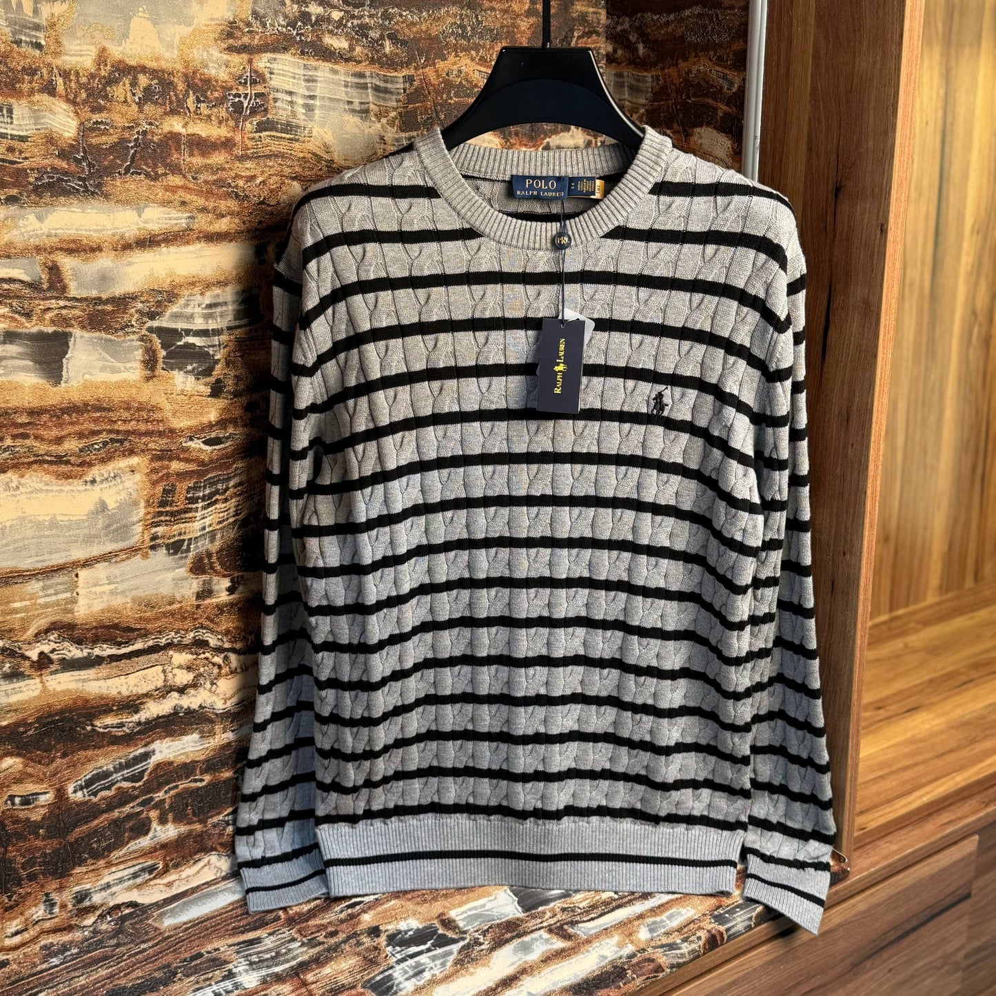 RALPH LAUREN KNITTED SWEATSHIRT