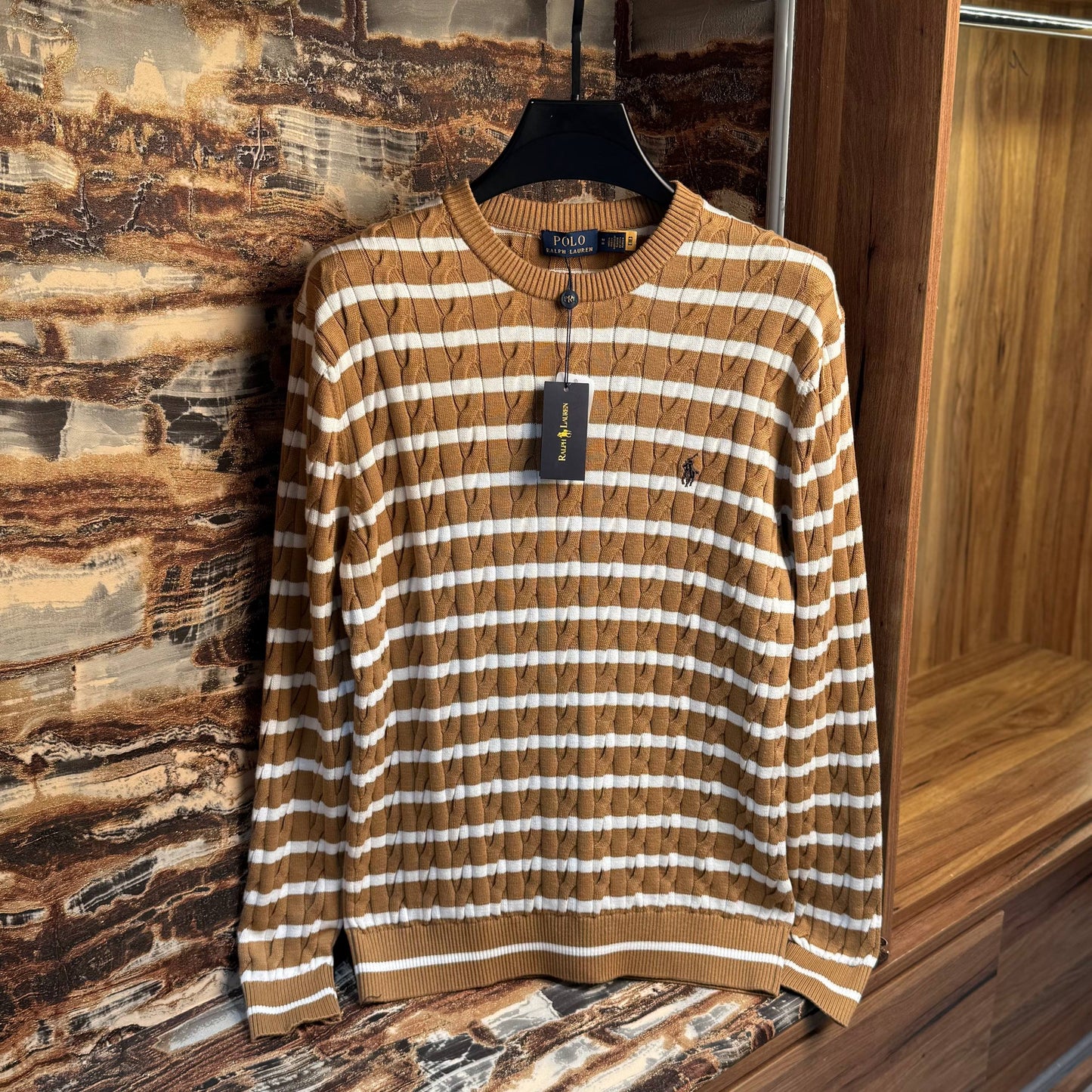 RALPH LAUREN KNITTED SWEATSHIRT