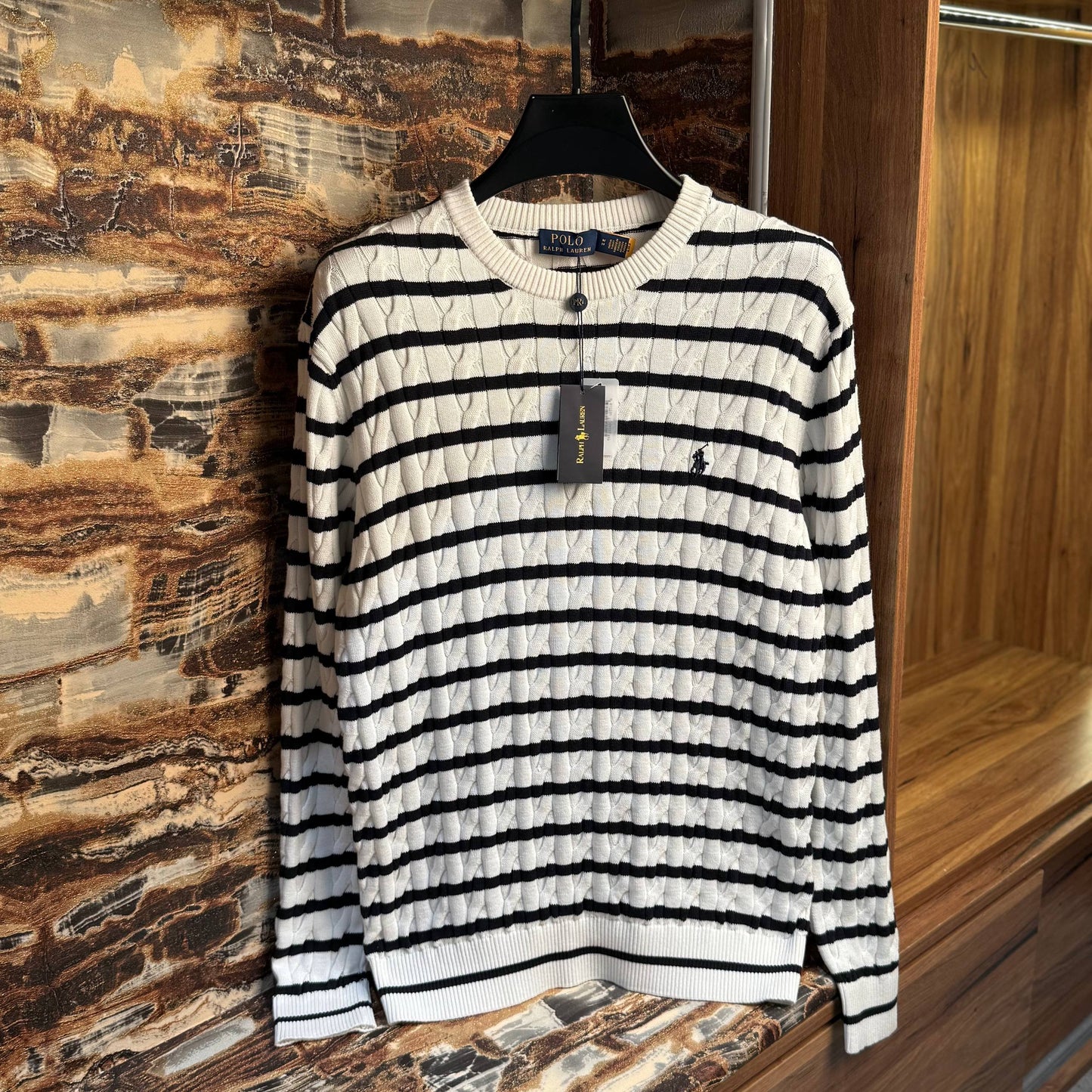 RALPH LAUREN KNITTED SWEATSHIRT