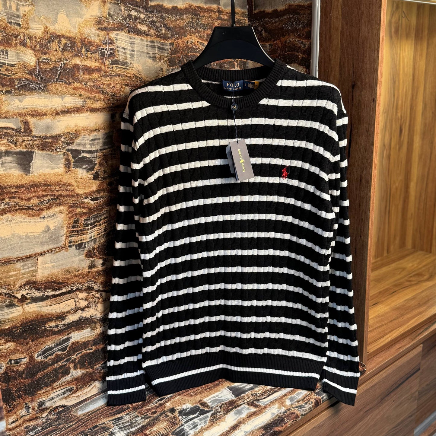 RALPH LAUREN KNITTED SWEATSHIRT