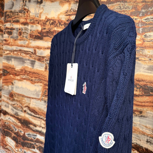 moncler knitted navy round