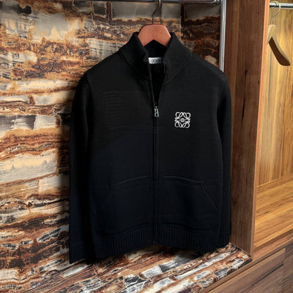 LOEWE BLACK KNITTED SWEATER