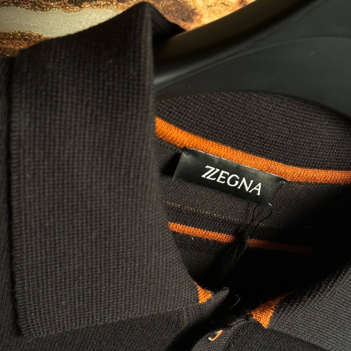 ZEGNA POLO KNITTED SWEATER