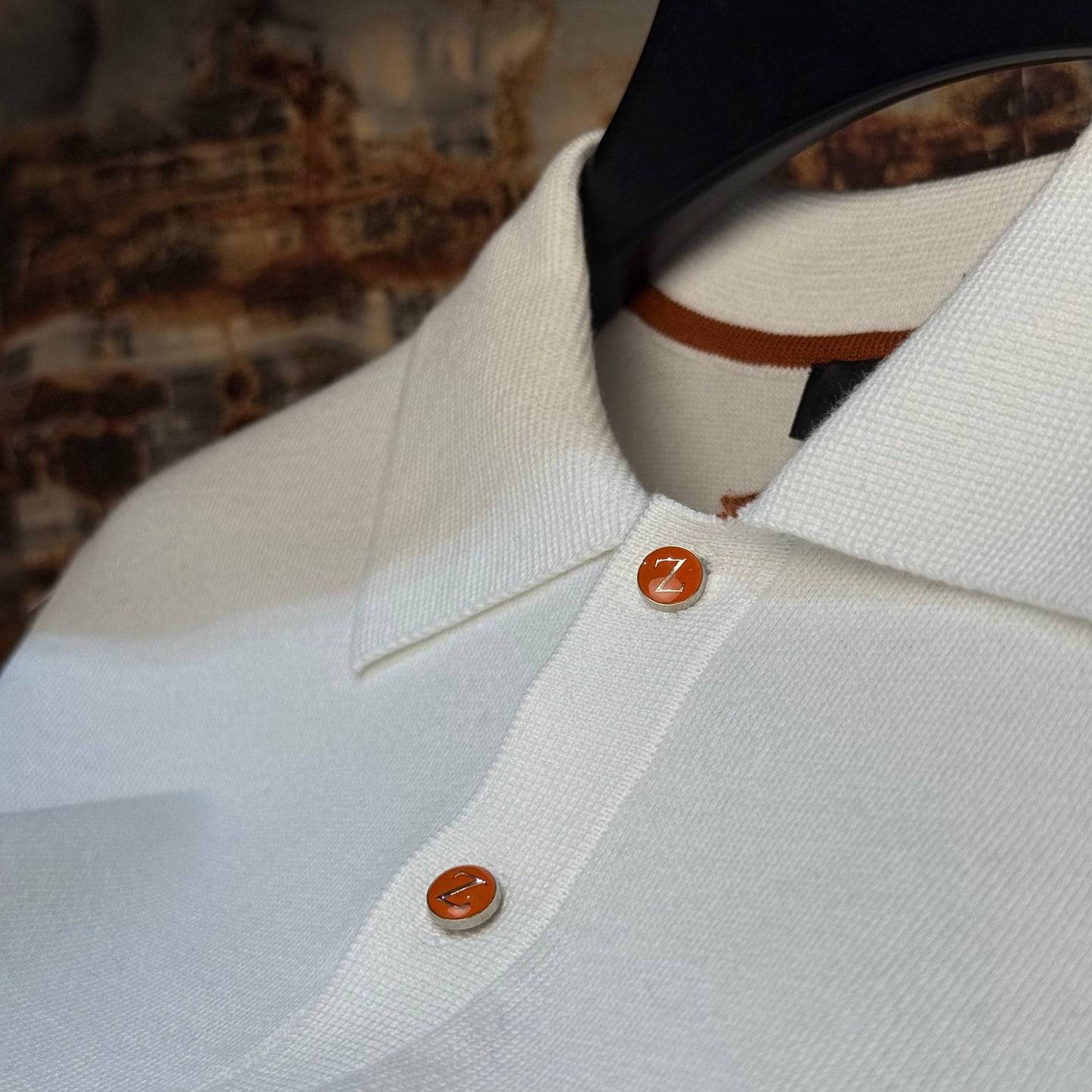 ZEGNA POLO KNITTED SWEATER