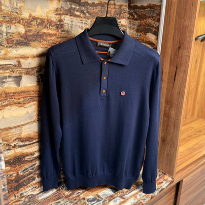 ZEGNA POLO KNITTED SWEATER