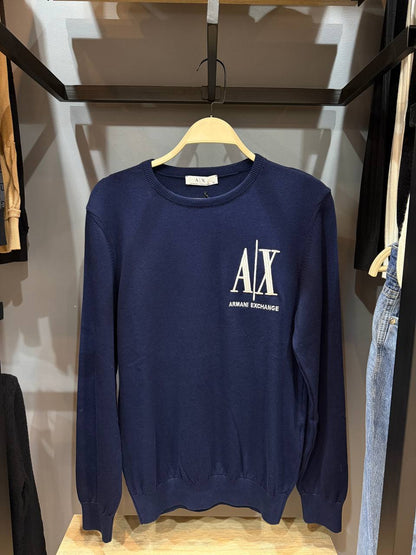 armani exchange knitted round