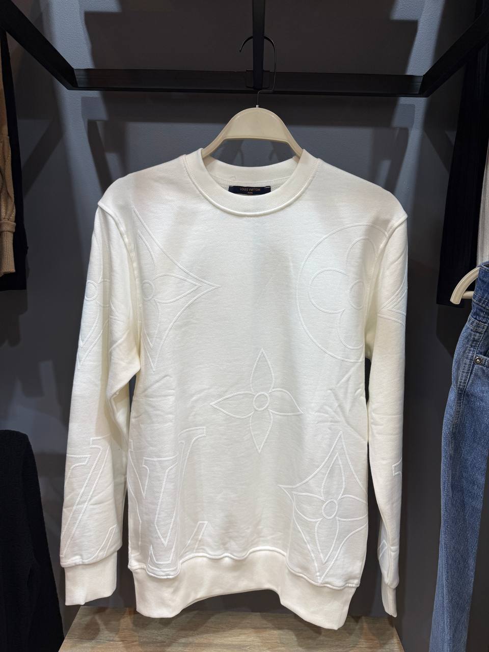 louis vuiton flowers sweatshirt