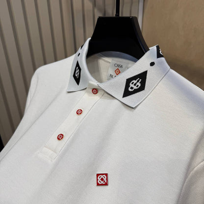 Casa Blanca Signature Polo Shirt – White