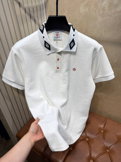 Casa Blanca Signature Polo Shirt – White
