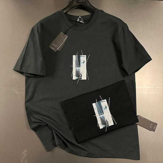 Armani Exchange Graphic T-Shirt – green