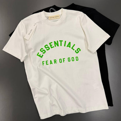 Fear of God Essentials Arc Logo T-Shirt – White/Green
