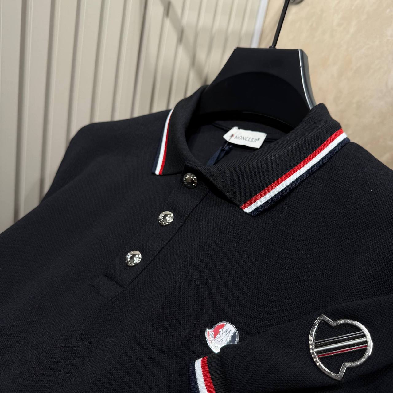 Moncler Classic Polo Shirt – Black