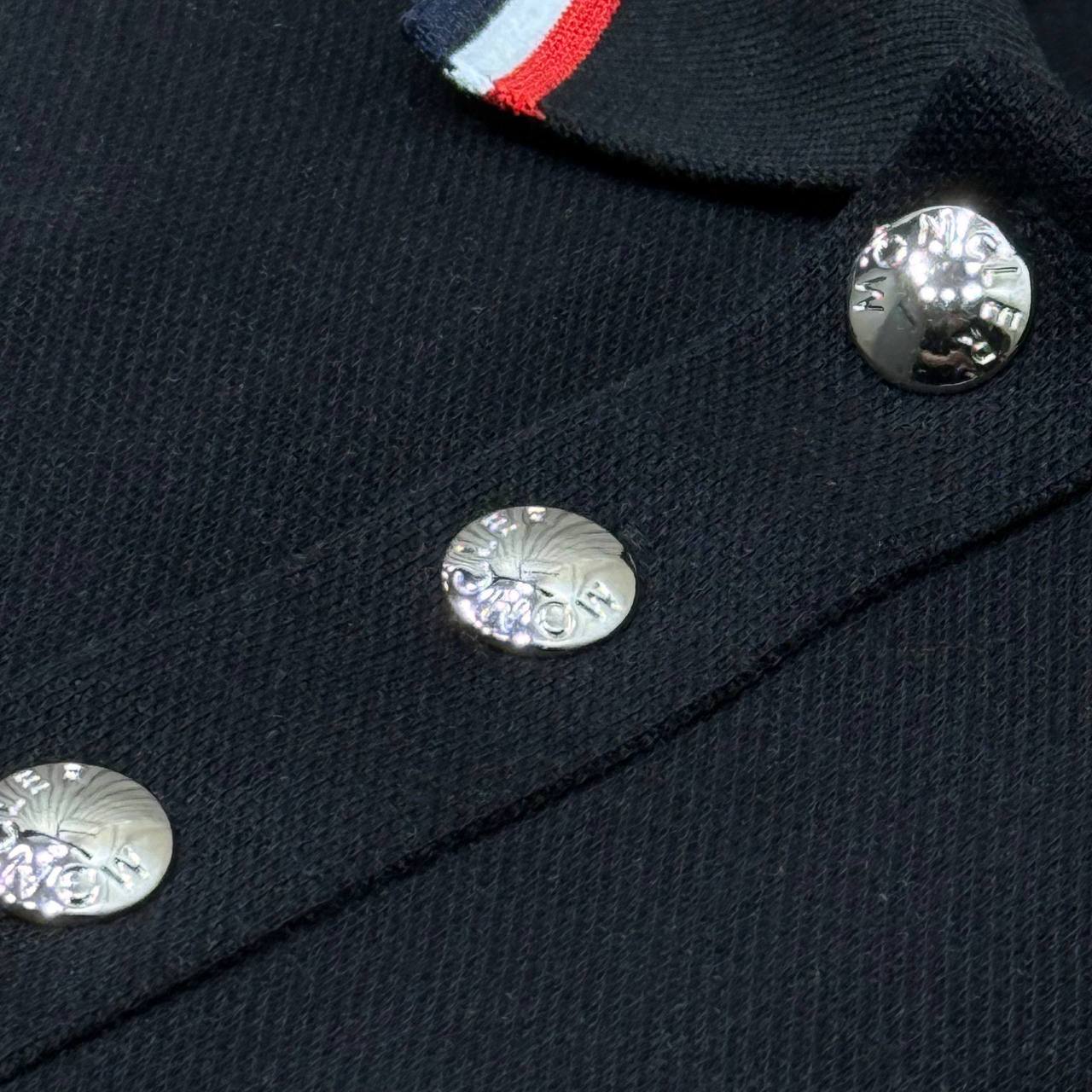Moncler Classic Polo Shirt – Black