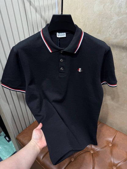 Moncler Classic Polo Shirt – Black