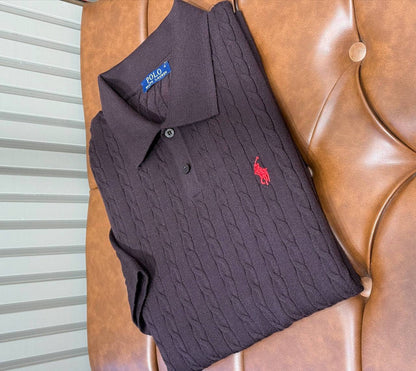 Polo Ralph Lauren Cable Knit Polo Shirt