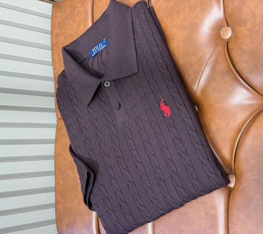 Polo Ralph Lauren Cable Knit Polo Shirt