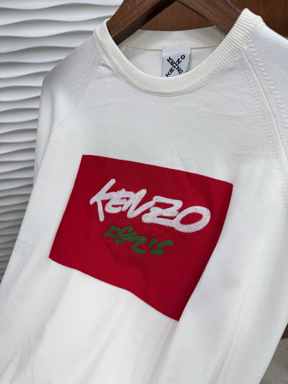 Kenzo Paris Logo T-Shirt – White