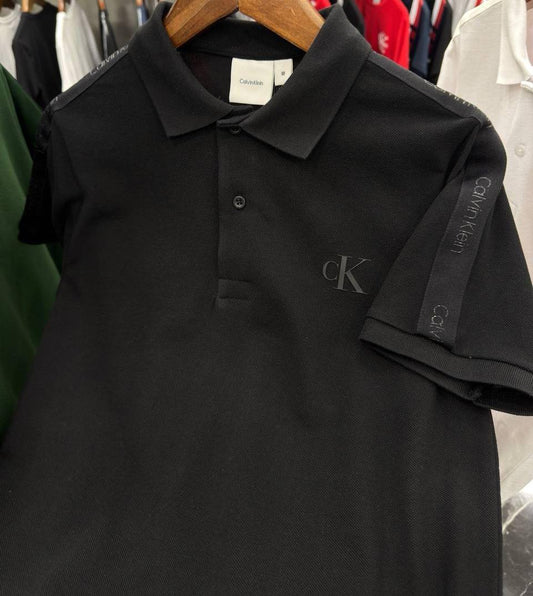 Calvin Klein – Black CK Logo Polo