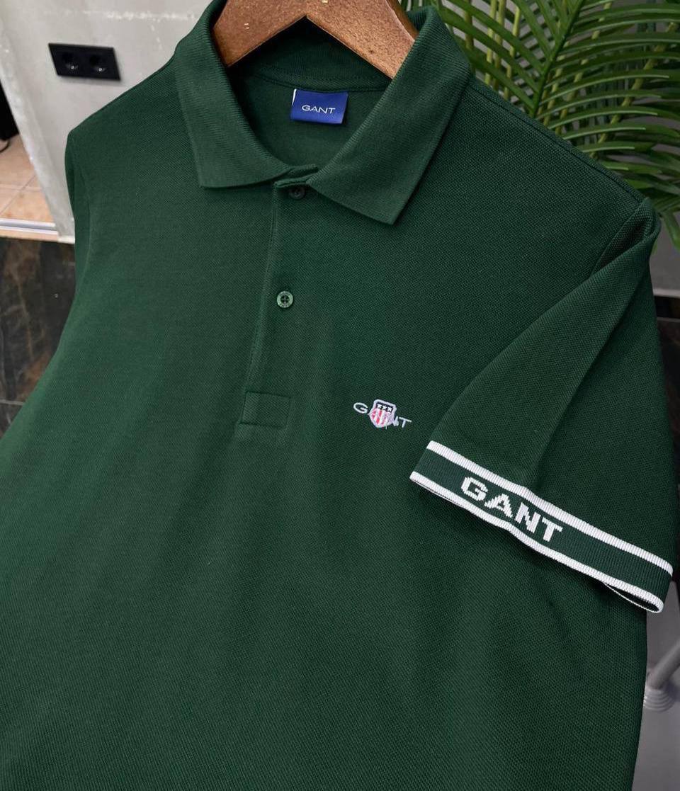 Gant – Forest Green Piqué Polo