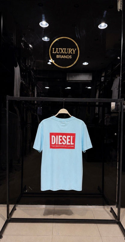 Diesel Light Blue Logo T-Shirt