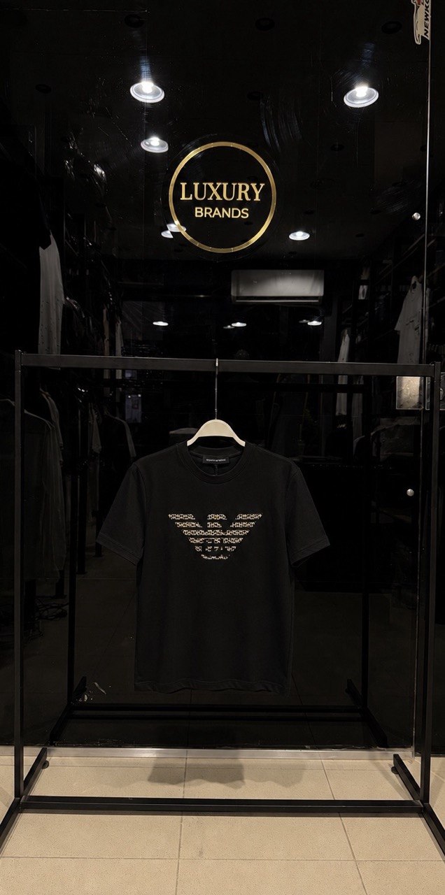 Emporio Armani Eagle Logo Black T-Shirt