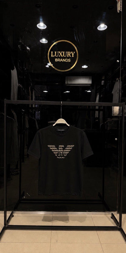 Emporio Armani Eagle Logo Black T-Shirt