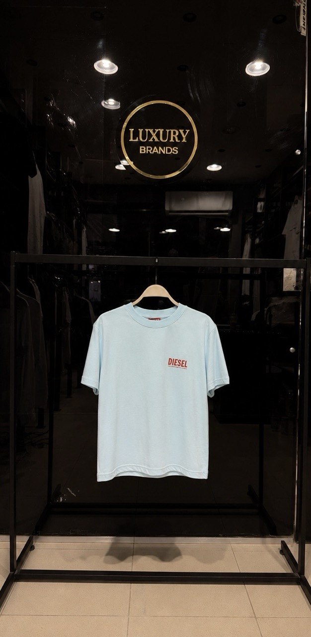 Diesel Light Blue Logo T-Shirt